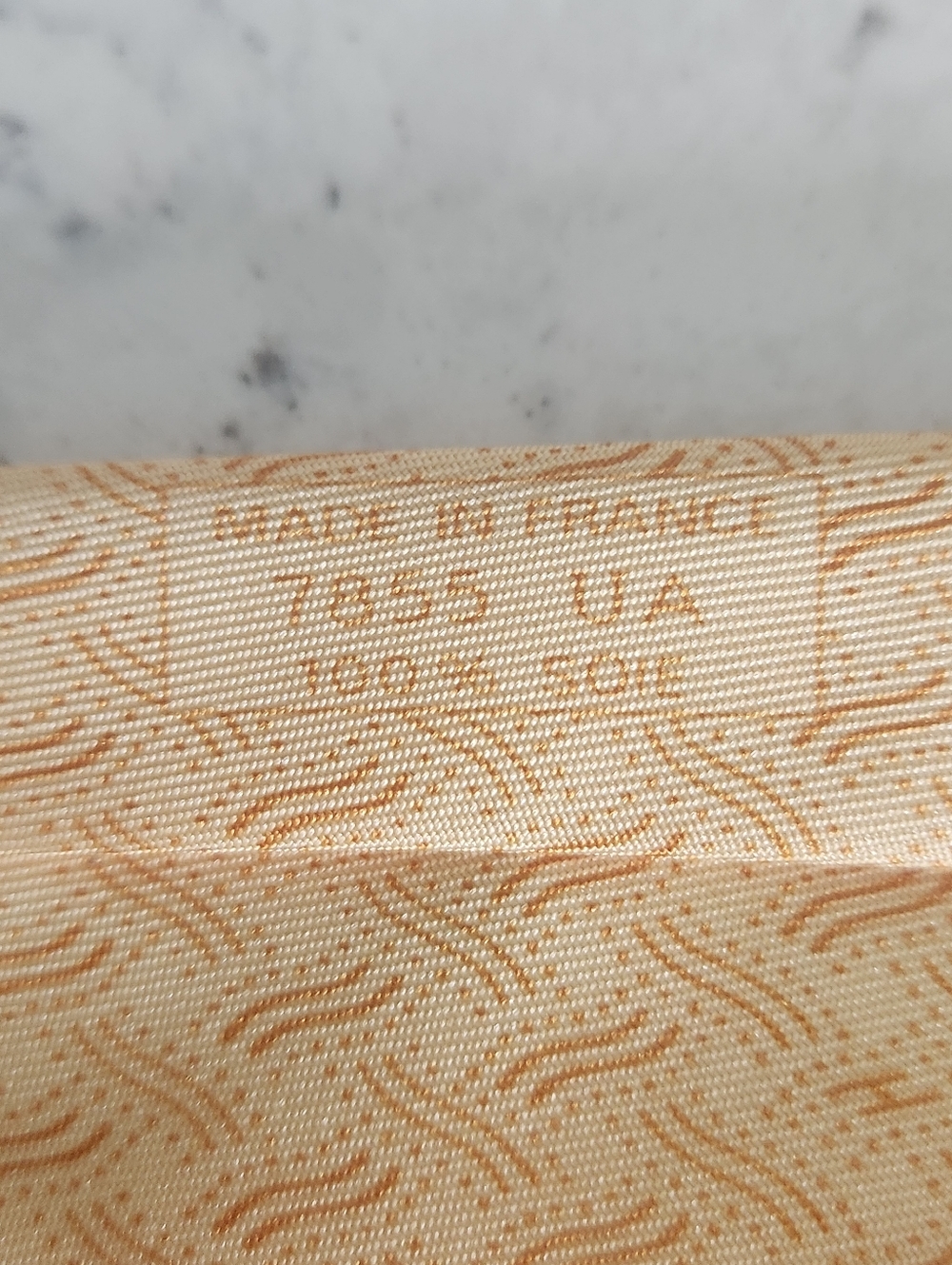 Hermes H Pattren Tie Silk Butter Yellow 7855 UA France Formal Faconnee Initial H - Picture 6 of 10